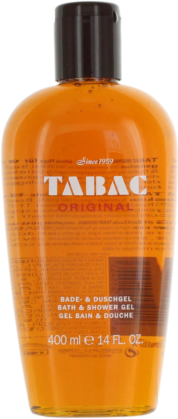 Tabac Original Bath and Shower Gel for Men by Maurer & Wirtz 14 oz 400 ml NEW