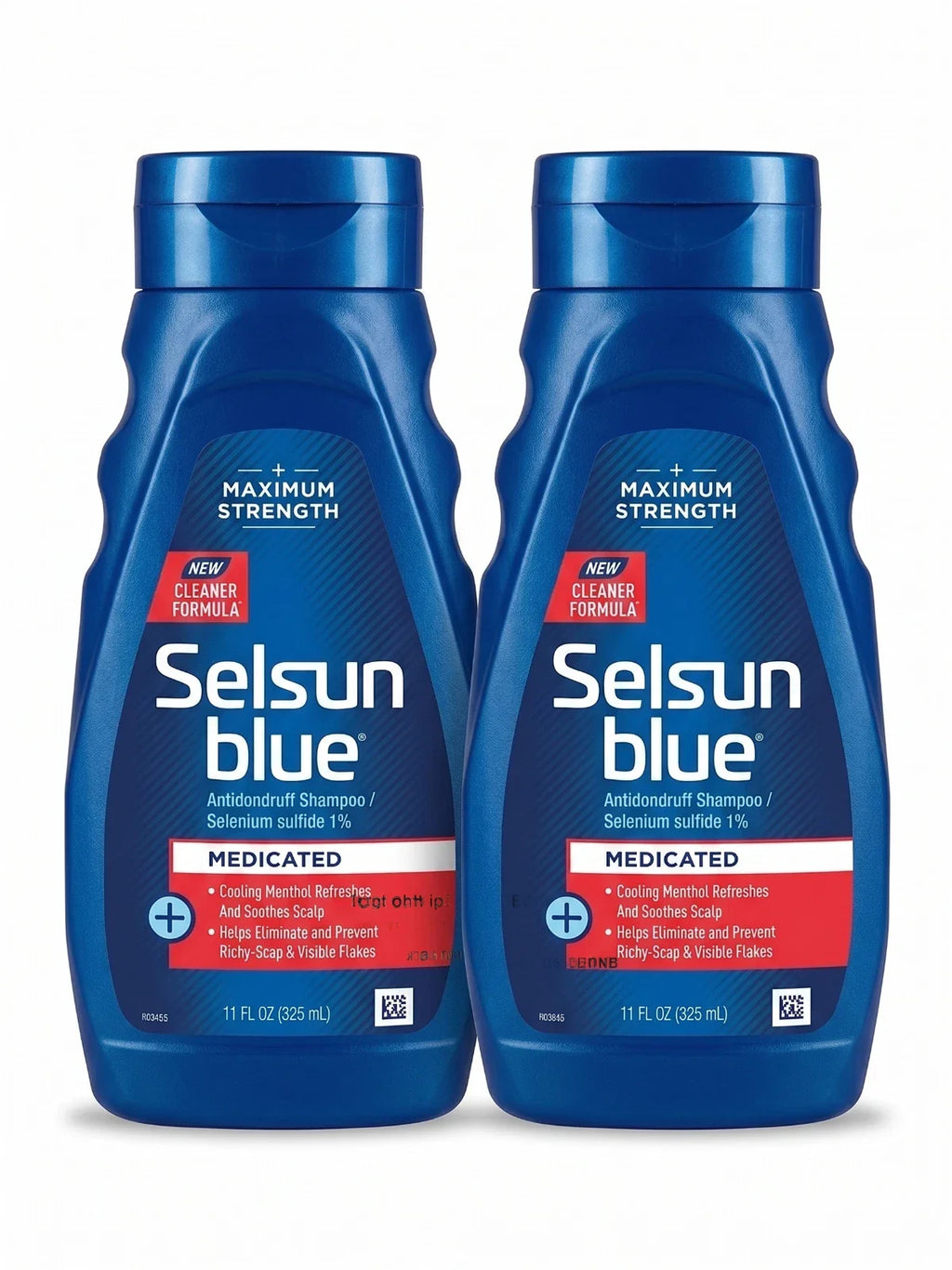 Blue Medicated Shampoo 11 oz Menthol 1% - 2 Pack