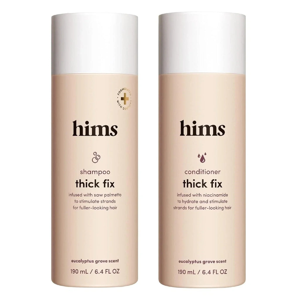 Thick Fix Shampoo & Conditioner Set - Saw Palmetto for Healthy Hair Growth